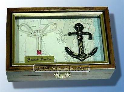 knot board and shadow box